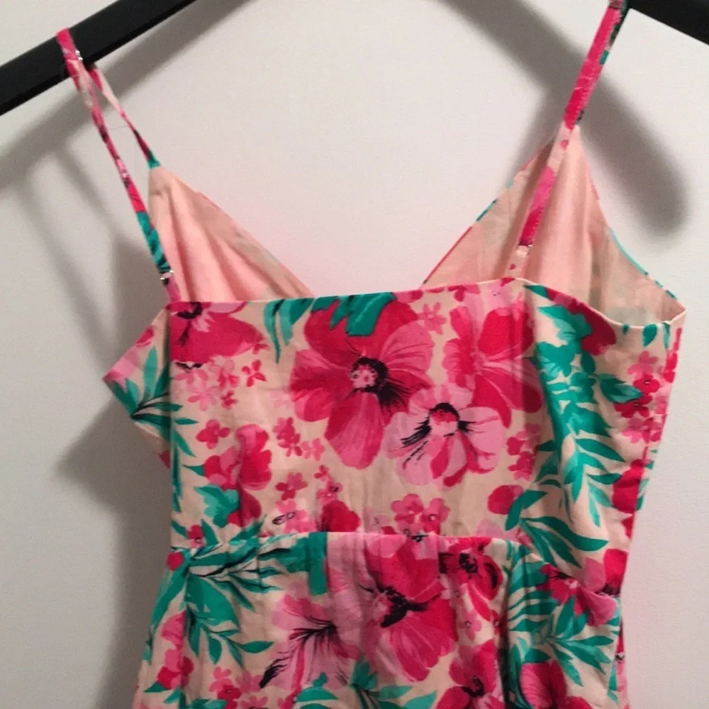 NWOT JCrew Cotton Floral Wrap Dress sz 00